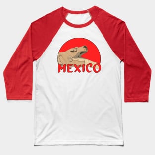 The Serpent of the Temple of Kukulcán Mexico Baseball T-Shirt